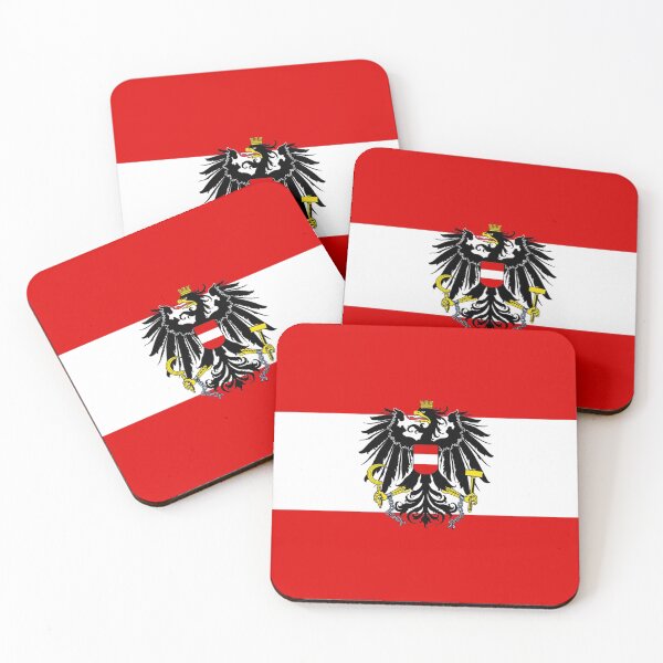 Item preview, Austrian State Flag - FLAG0044 designed and sold by 3-Starfish.