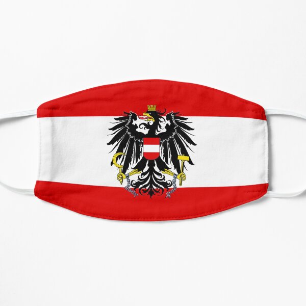 Austrian State Flag - FLAG0044 Mask
