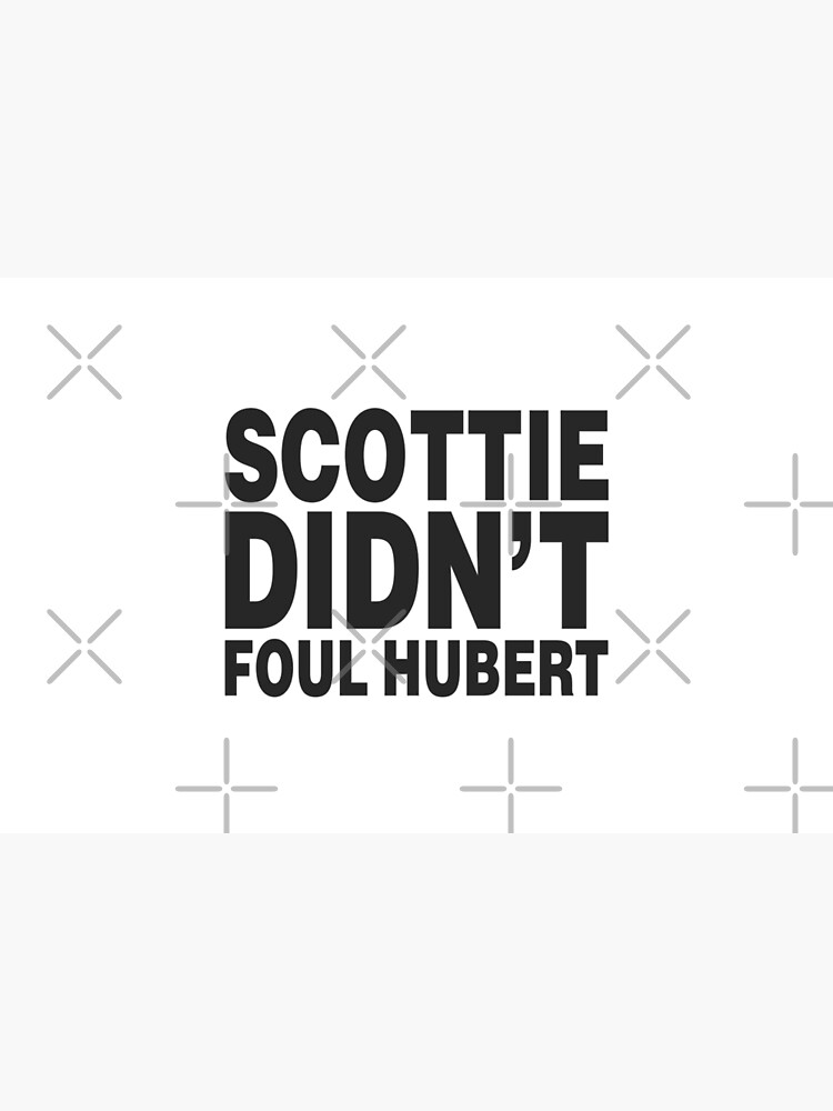 Discover Scottie Didn't Foul Hubert (Scottie Pippen) -- Chicago Bulls Bath Mat