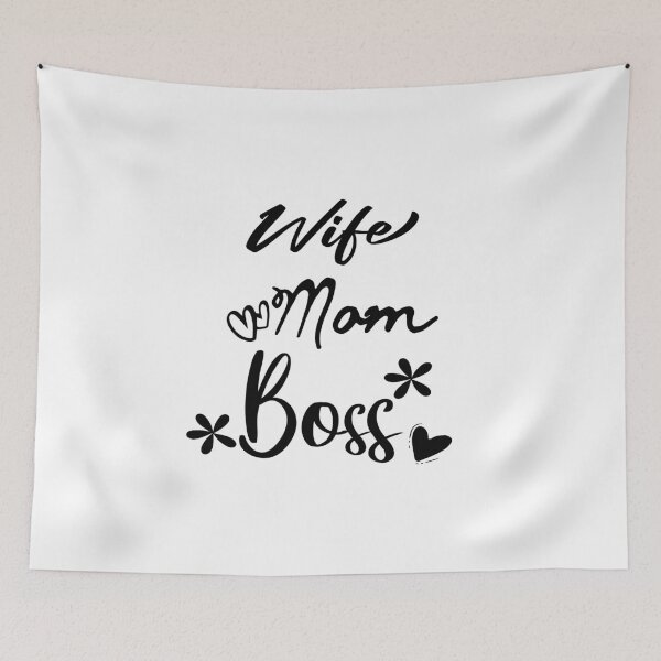 Item preview, Wife mom boss gift mothers day best mom saying designed and sold by maniac3000.