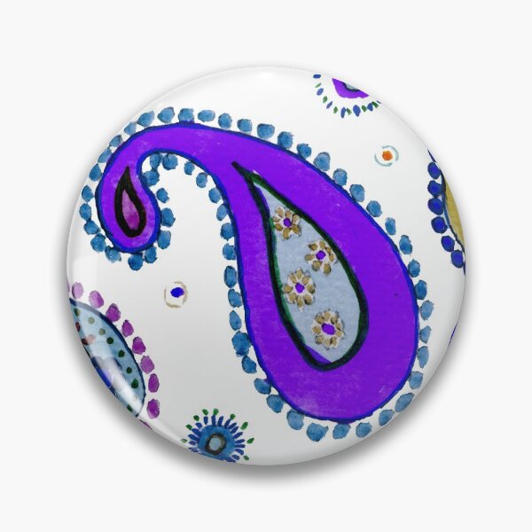 Item preview, purple cashmere - velvet paisley designed and sold by Zamen.