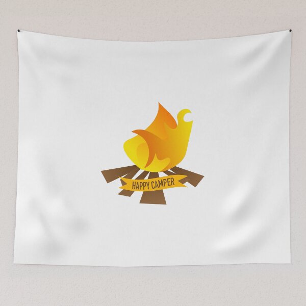 Item preview, Happy camper Campfire designed and sold by Heather  Hinson.