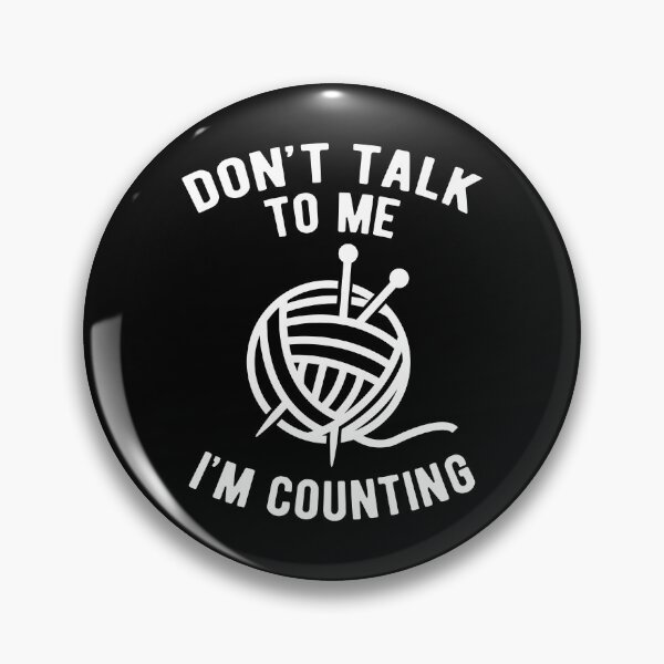 Item preview, Knitting counting joke designed and sold by ReignGFX.