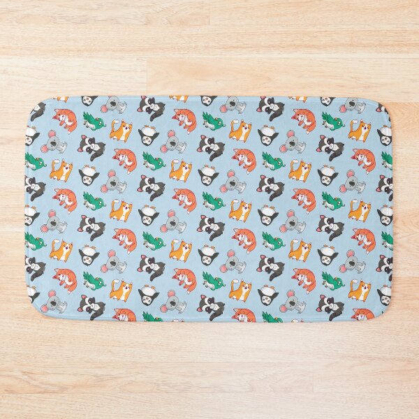 Item preview, Cute Blue Kawaii Animal Pattern Cartoon Gift designed and sold by Patterntastic.