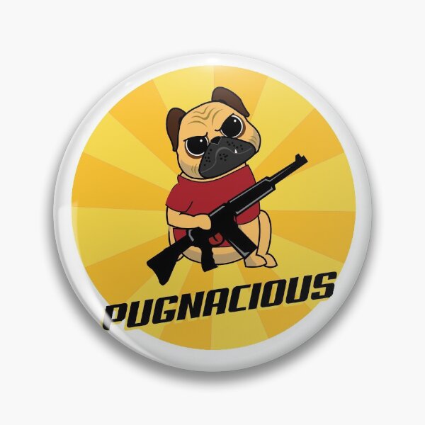 Item preview, A very dangerous pug dog designed and sold by Jaime Brash.