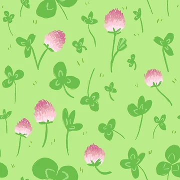 Artwork thumbnail, Clover patch pattern by Howlites