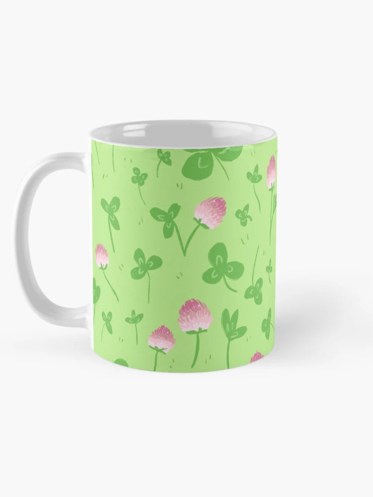 Thumbnail 5 of 6, Coffee Mug, Clover patch pattern designed and sold by Howlites.