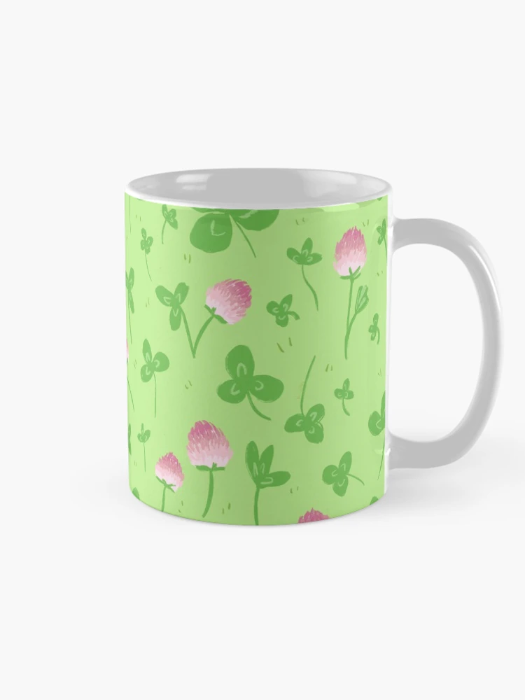 Thumbnail 3 of 6, Coffee Mug, Clover patch pattern designed and sold by Howlites.