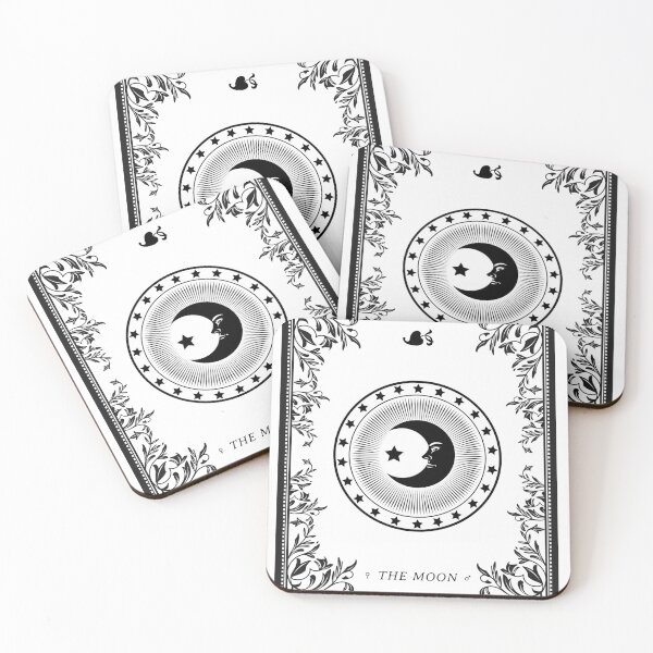 Item preview, The Moon tarot card designed and sold by Delicarte.