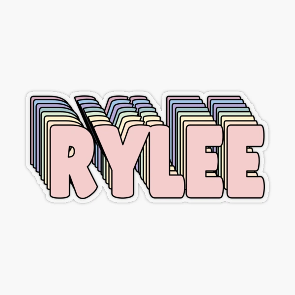 Riley Name  Sticker for Sale by ashleymanheim