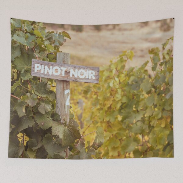 Item preview, Pinot Noir Wine Painted Sign and Grapevines in Vineyard designed and sold by Amy Mitchell.