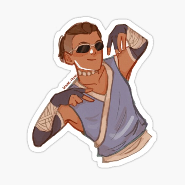 Item preview, sokka meme sticker 1 designed and sold by kingwise.