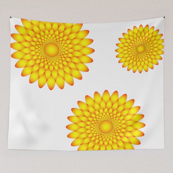 Artikelvorschau, abstrakte Sonnenblume entworfen und verkauft von powerpointer.