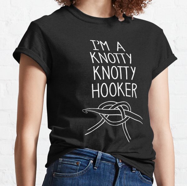 Funny joke knitting Classic T-Shirt