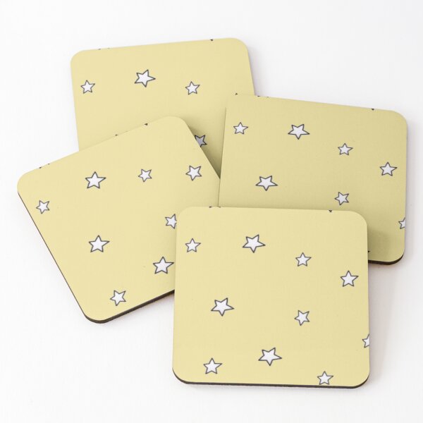 Item preview, Yellow stars design designed and sold by retroaesthetics.