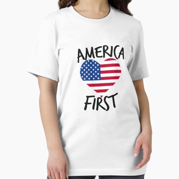 Item preview, America First Quote by D Trump - Trump 2020 designed and sold by OhmyShop.