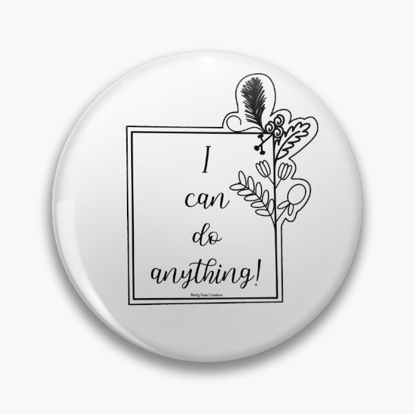 Item preview, I Can Do Anything Sticker  designed and sold by Nerdy Rose Creations.