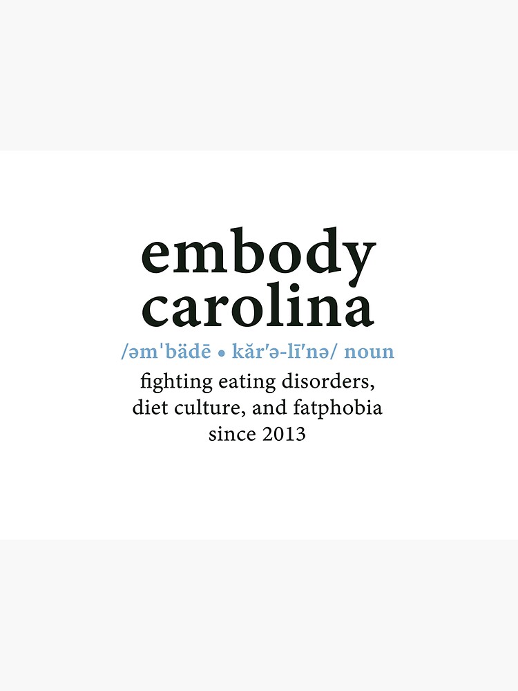 "Embody Carolina definition sticker" Sticker for Sale by embodycarolina