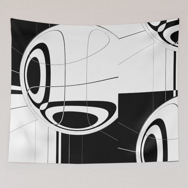 Item preview, Black and white minimal abstract designed and sold by Chand Khalid.
