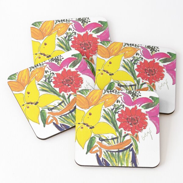 Item preview, Joyful Flowers designed and sold by Colzo Art.