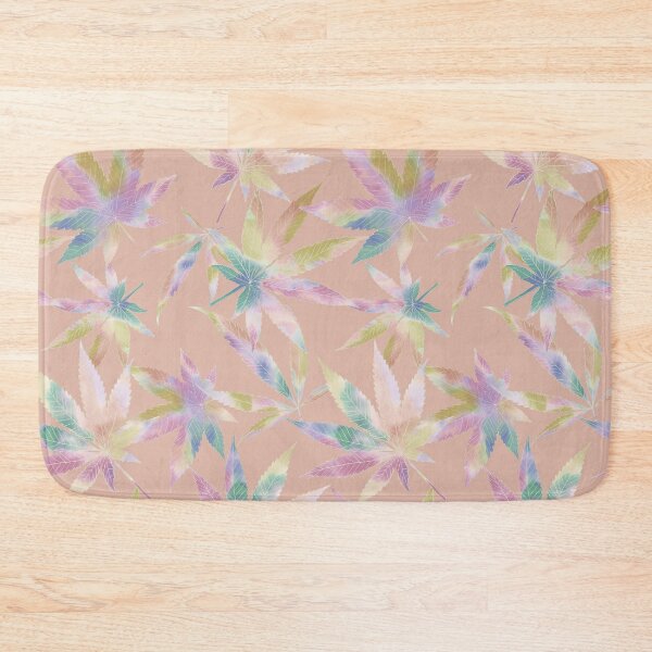 Item preview, Mary Jane Watercolor Marijuana Leaves on Terra Cotta designed and sold by Jacqueline Maldonado.