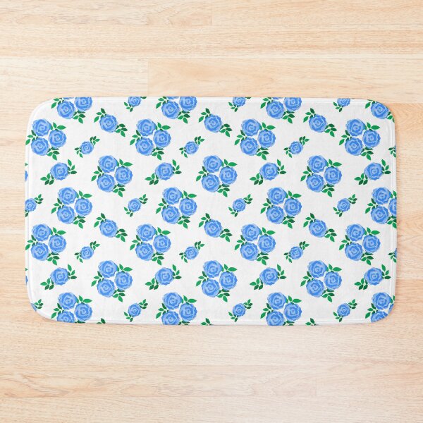 Item preview, Blue vintage style rose print designed and sold by LittleBettyMakes.