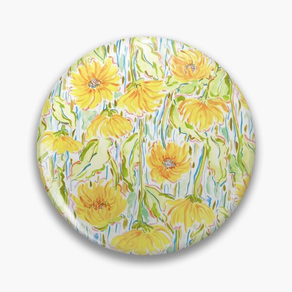 Item preview, Midsummer sunflowers in orange designed and sold by Jacqueline Maldonado.