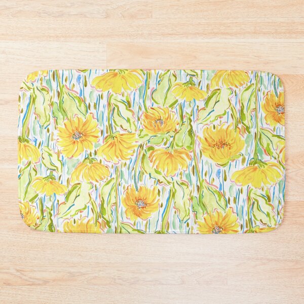 Item preview, Midsummer sunflowers in orange designed and sold by Jacqueline Maldonado.