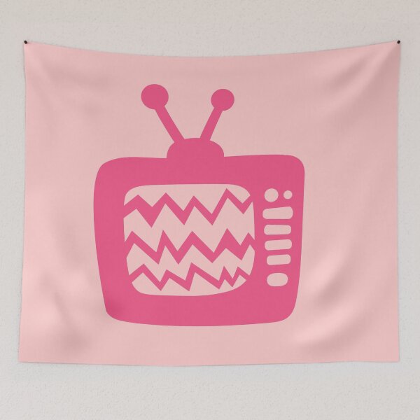 Item preview, Vintage Pink Cartoon TV designed and sold by XOOXOO.