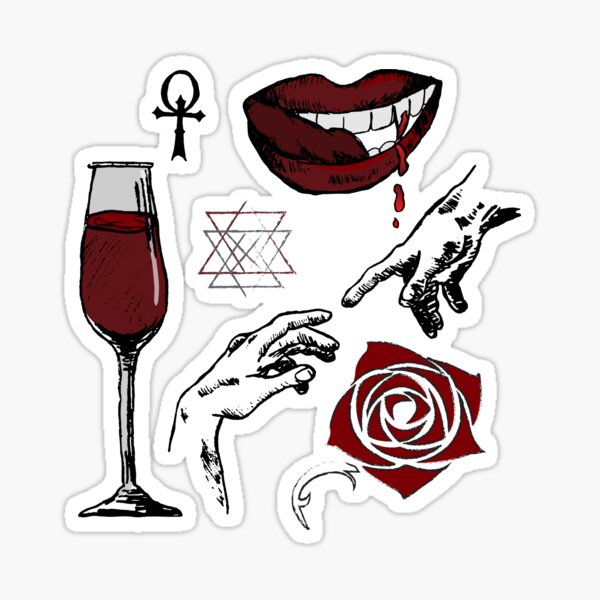 V5 Vampire: the Masquerade clan/ankh Vinyl Decals 