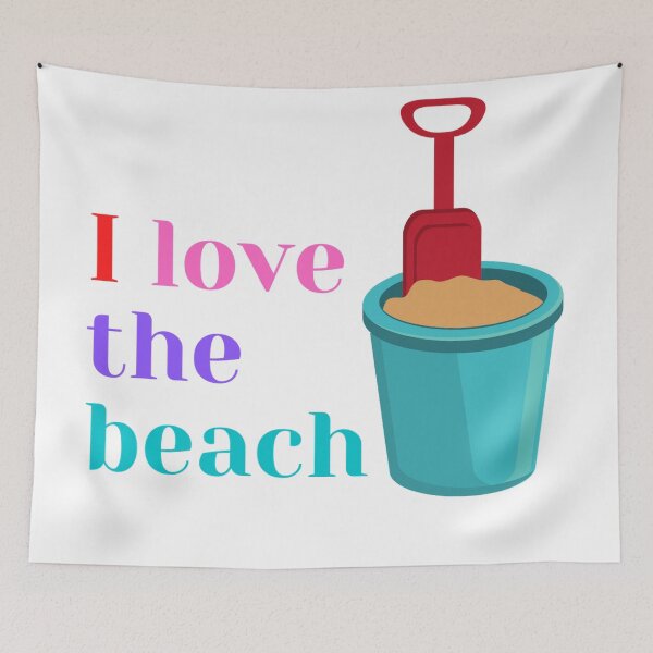 Item preview, I love the beach designed and sold by ExploreStore.