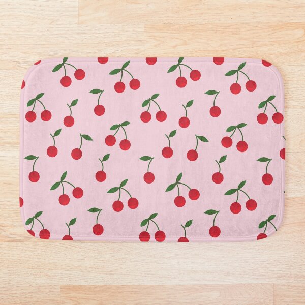 Aperçu de l'œuvre motif de baies de cerises Modèle sans couture de cerises rouges créée et vendue par UniqueMw.
