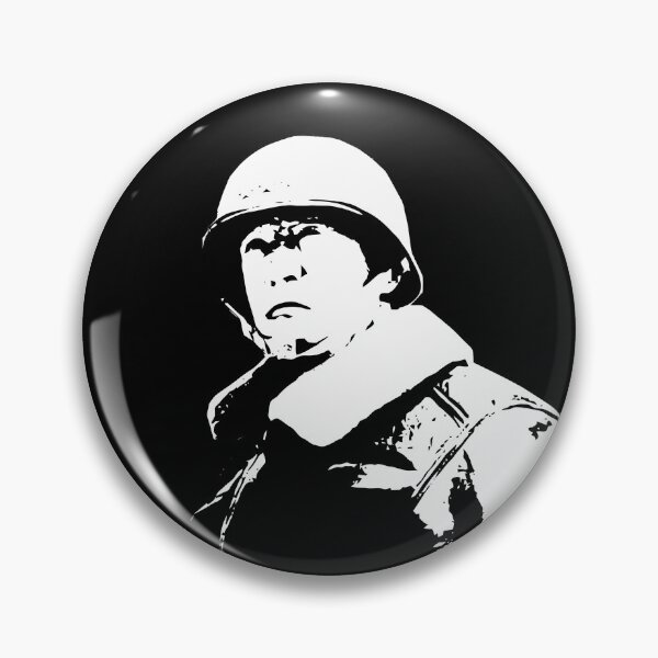 Item preview, General George Patton - Black and White designed and sold by warishellstore.