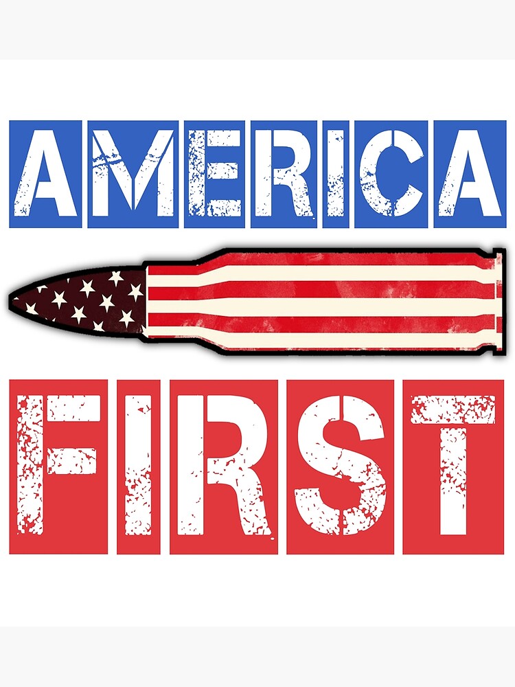 America First Poster For Sale By Dzkhalil Redbubble