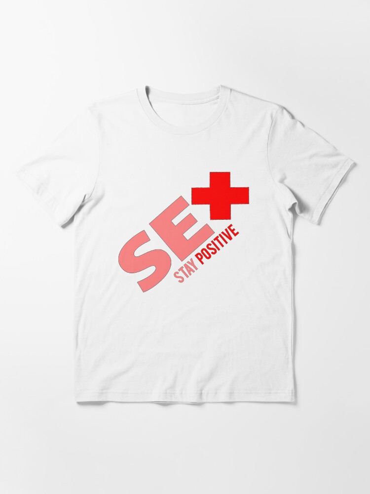 Alternate view of Sex + Stay Positive Essential T-Shirt