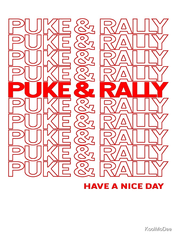 Thumbnail 3 of 3, Scarf, Puke & Rally designed and sold by KoolMoDee.