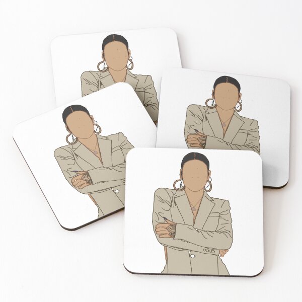Item preview, Kehlani, Tan Suit (Transparent) designed and sold by namedropper.