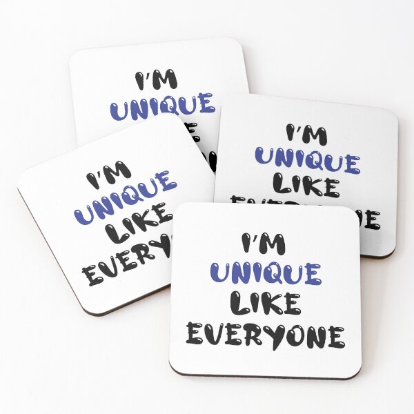 Item preview, I'm Unique Like Everyone! designed and sold by chanzds.
