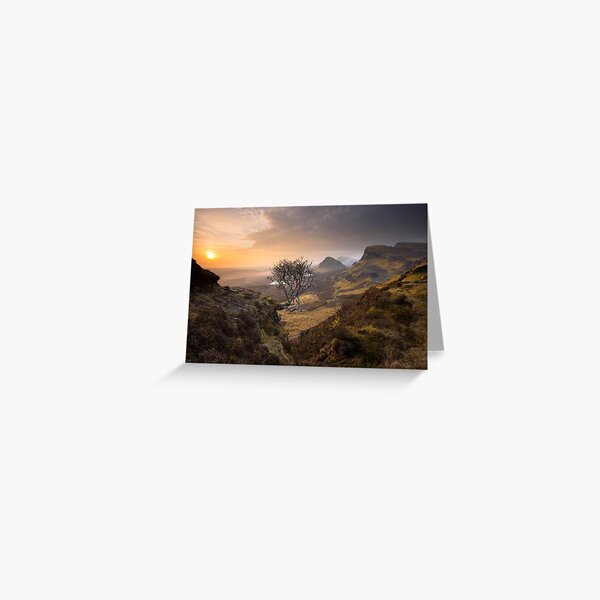 Isle of Skye: Quiraing Sunrise Greeting Card