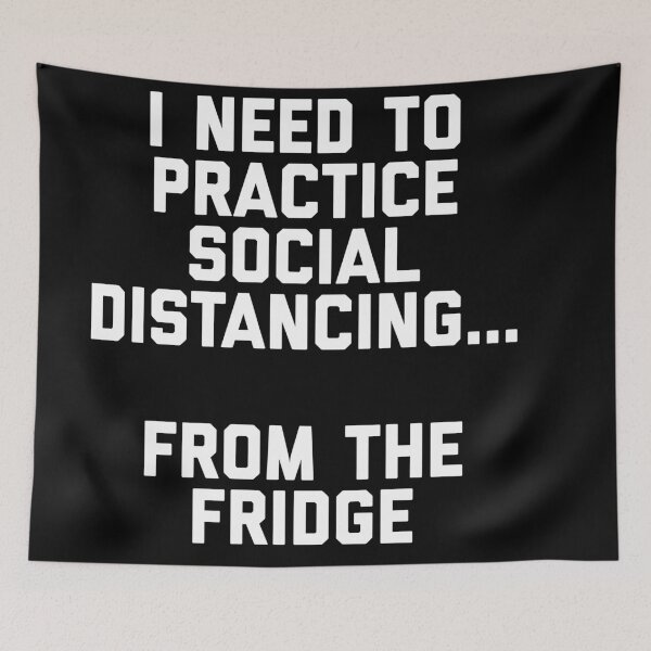 Item preview, Social Distance - From the Fridge designed and sold by Raw Creative Prints.