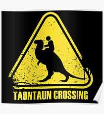 Beware! Tauntaun Crossing! Poster