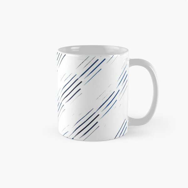 Item preview, Navy Blue shades and White Striped designed and sold by ArtHanbal.