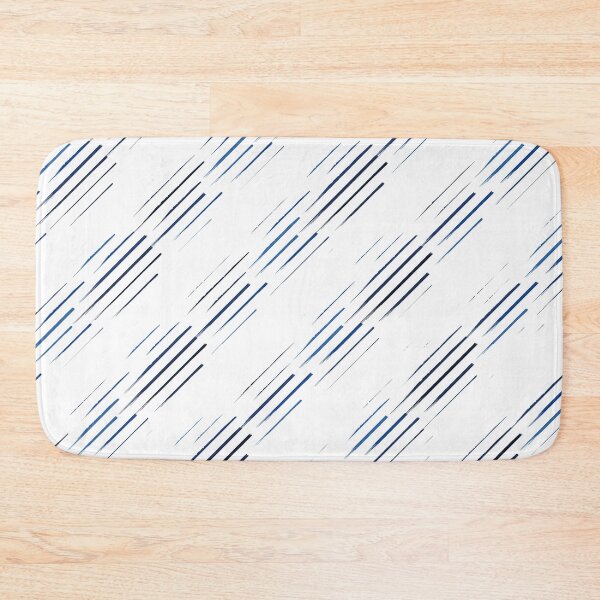 Item preview, Navy Blue shades and White Striped designed and sold by ArtHanbal.