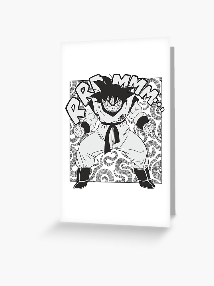Tarjetas de felicitación «Goku enojado» de JiuJiuArts | Redbubble