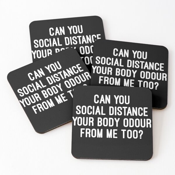 Item preview, Social Distance Body Odour  designed and sold by Raw Creative Prints.