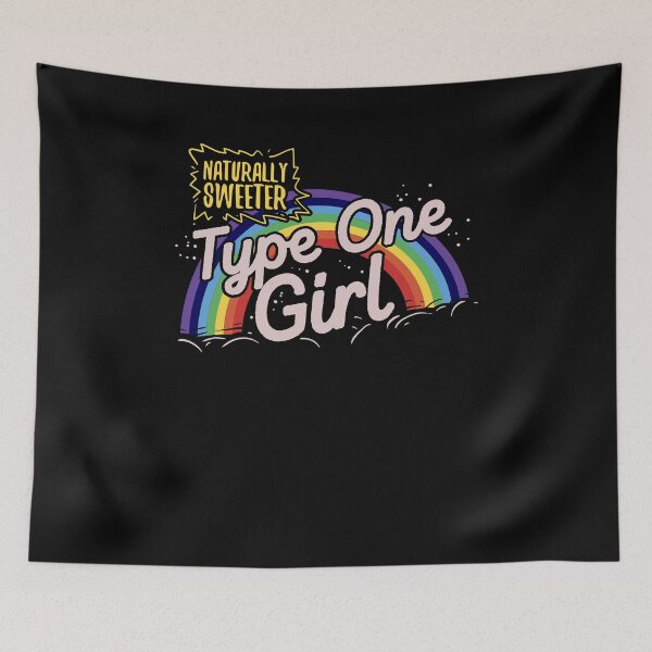 Item preview, Diabetes Type One Girl - Naturally Sweeter designed and sold by sprshrts.