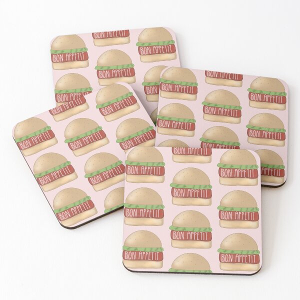 Item preview, bon appetit burger cartoon designed and sold by libbymercer.