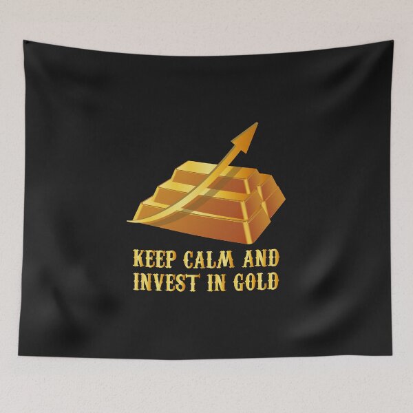 Item preview, Funny Keep Calm And Invest In Gold Trader designed and sold by ShirtStar0815.