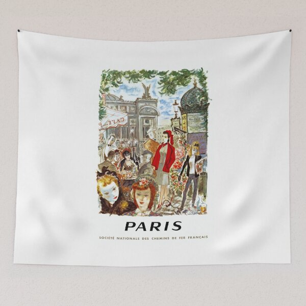 Item preview, 1962 PARIS French National Railways Travel Poster designed and sold by retrographics.