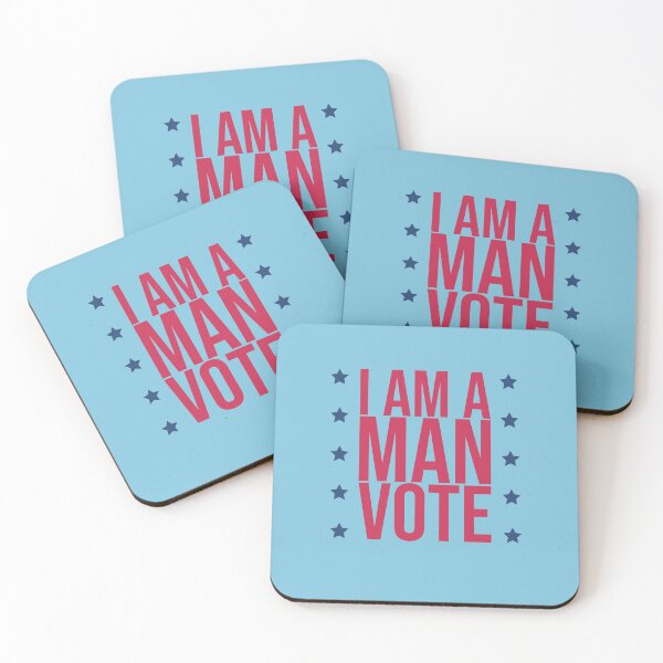 Item preview, I am a man vote #2 designed and sold by htmxrxs.